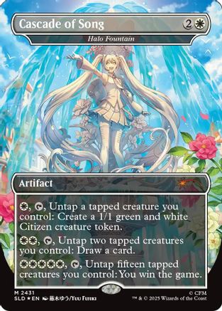 Cascade of Song - Halo Fountain  [Foil]  (SLD-2431) - [Secret Lair Drop Series]