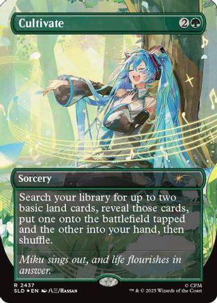 Cultivate (2437)  [Foil]  (SLD-2437) - [Secret Lair Drop Series]