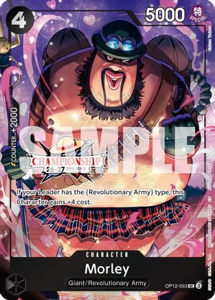 Morley (CS 26-27 Celebration Pack) (OP12-093) - [One Piece Promotion Cards] Foil