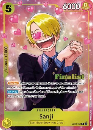 Sanji (CS 26-27 Finalist Card Set Vol. 1) (EB04-052) - [One Piece Promotion Cards] Foil