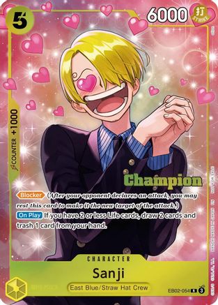 Sanji (CS 26-27 Winner Card Set Vol. 1) (EB04-052) - [One Piece Promotion Cards] Foil