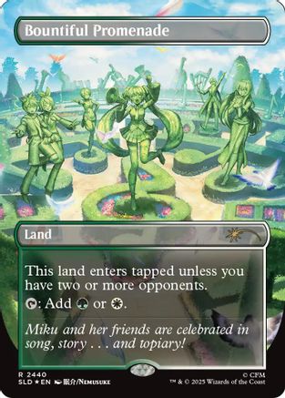 Bountiful Promenade  [Foil]  (SLD-2440) - [Secret Lair Drop Series]