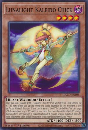 Lunalight Kaleido Chick [LAVD-ENL05] - Legendary Arc-V Decks 1st Edition - Common / Short Print