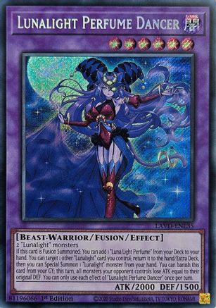 Lunalight Perfume Dancer (Secret Rare) [LAVD-ENL35] - Legendary Arc-V Decks 1st Edition - Secret Rare