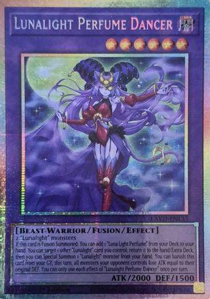 Lunalight Perfume Dancer (Starlight Rare) [LAVD-ENL35] - Legendary Arc-V Decks 1st Edition - Starlight Rare