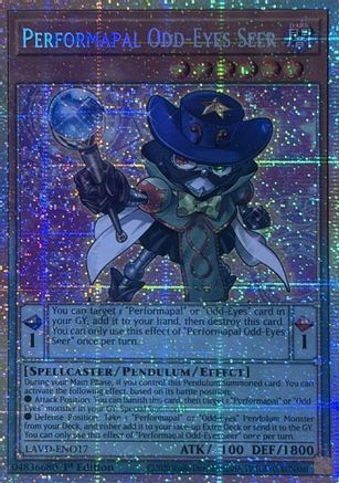 Performapal Odd-Eyes Seer (Starlight Rare) [LAVD-ENO17] - Legendary Arc-V Decks 1st Edition - Starlight Rare