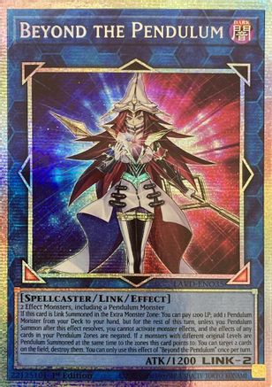 Beyond the Pendulum (Starlight Rare) [LAVD-ENO35] - Legendary Arc-V Decks 1st Edition - Starlight Rare