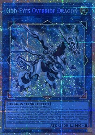 Odd-Eyes Override Dragon (Starlight Rare) [LAVD-ENO38] - Legendary Arc-V Decks 1st Edition - Starlight Rare