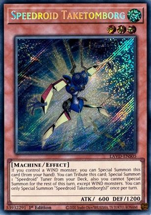 Speedroid Taketomborg (Secret Rare) [LAVD-ENS05] - Legendary Arc-V Decks 1st Edition - Secret Rare