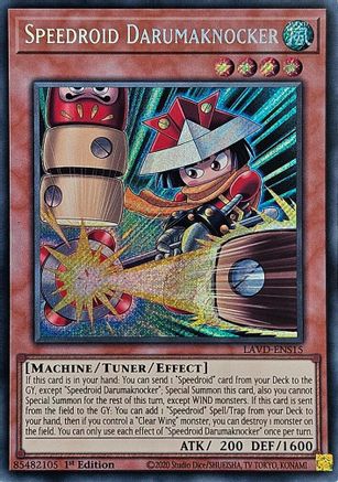Speedroid Darumaknocker (Secret Rare) [LAVD-ENS15] - Legendary Arc-V Decks 1st Edition - Secret Rare