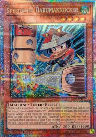 Speedroid Darumaknocker (Starlight Rare) [LAVD-ENS15] - Legendary Arc-V Decks 1st Edition - Starlight Rare