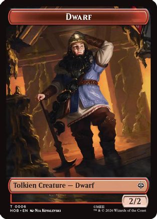 Dwarf // Enduring Story Double-Sided Token  (HOB-6 // 14) - [The Hobbit]