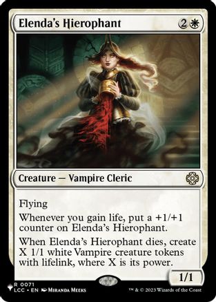 Elenda's Hierophant  (LIST-071) - [The List Reprints]