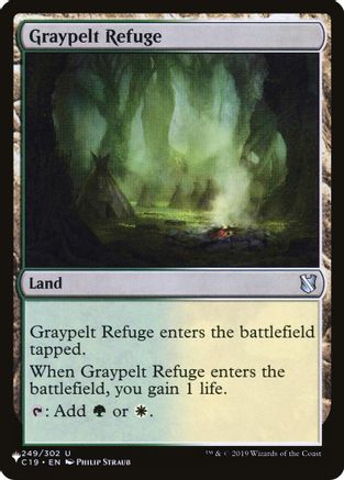 Graypelt Refuge (C19)  (LIST-249) - [The List Reprints]
