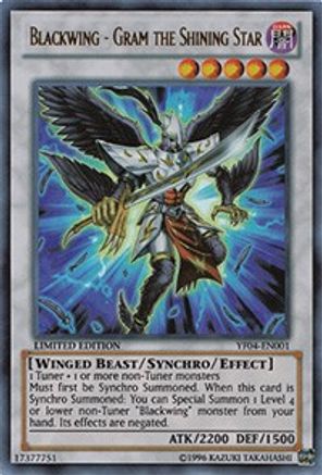 Blackwing - Gram the Shining Star [YF04-EN001] Ultra Rare - Trinity Hobby