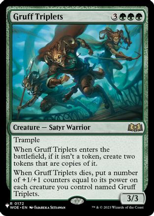 Gruff Triplets  (LIST-172) - [The List Reprints]