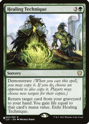 Healing Technique  (LIST-063) - [The List Reprints]