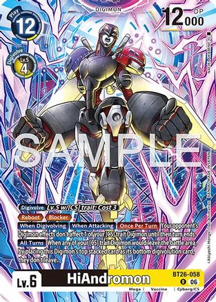 HiAndromon (BT26-058) - [Timeless Bonds] Foil