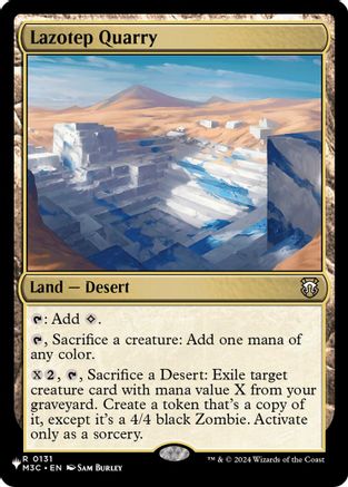 Lazotep Quarry  (LIST-131) - [The List Reprints]
