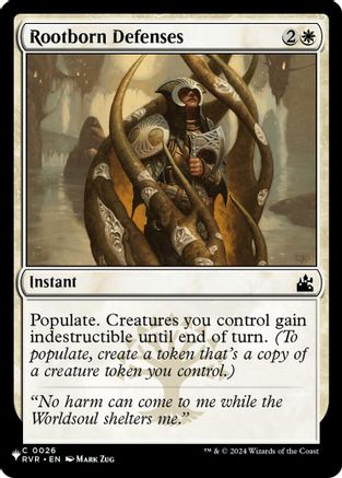 Rootborn Defenses (RVR)  (LIST-026) - [The List Reprints]