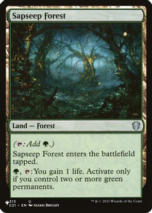 Sapseep Forest  (LIST-313) - [The List Reprints]