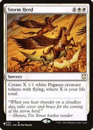 Storm Herd (KHC)  (LIST-033) - [The List Reprints]
