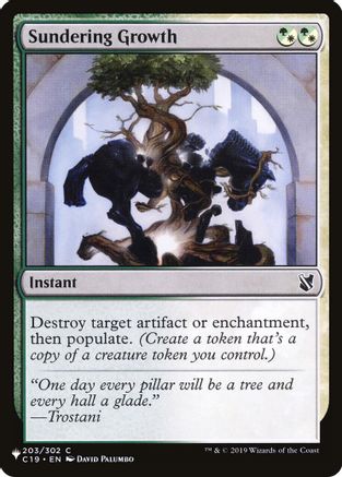 Sundering Growth  (LIST-203) - [The List Reprints]