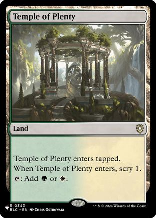 Temple of Plenty  (LIST-343) - [The List Reprints]