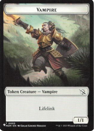 Vampire // Horse Double-Sided Token  (LIST-3 // 10) - [The List Reprints]