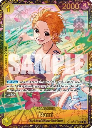 Nami (CS26-27 Regionals Season 2 Top 64) (OP15-108) - [Adventure on Kami's Island] Foil