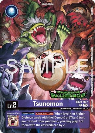 Tsunomon (Evolution Cup 2026 Vol. 3) (BT24-007) - [Time Stranger] Foil