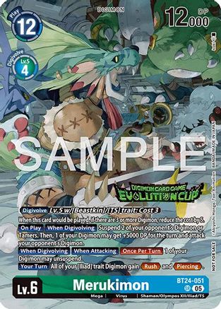 Merukimon (Evolution Cup 2026 Vol. 3) (BT24-051) - [Time Stranger] Foil