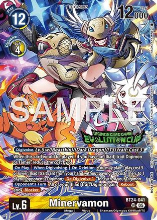 Minervamon (Evolution Cup 2026 Vol. 3) (BT24-041) - [Time Stranger] Foil
