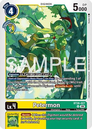 Petermon (BT26-027) - [Timeless Bonds]