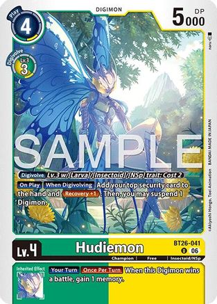 Hudiemon (BT26-041) - [Timeless Bonds]