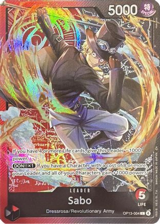 Sabo (Sound Loader Ace and Sabo Edition 2026) (OP13-004) - [One Piece Promotion Cards] Foil