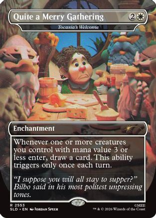 Quite a Merry Gathering - Tocasia's Welcome  [Foil]  (SLD-2553) - [Secret Lair Drop Series]
