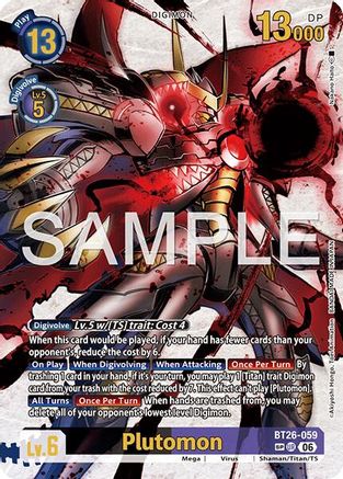 Plutomon (SP) (BT26-059) - [Timeless Bonds] Foil