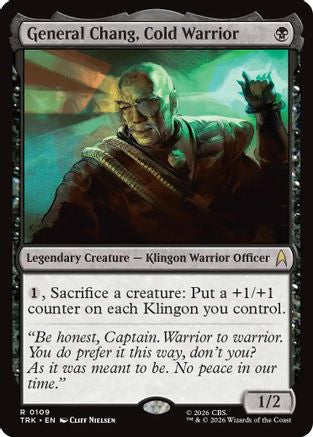 General Chang, Cold Warrior  [Foil]  (TRK-109) - [Star Trek]