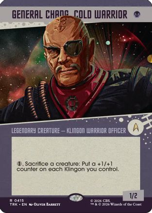 General Chang, Cold Warrior (Showcase) (0415)  [Foil]  (TRK-415) - [Star Trek]