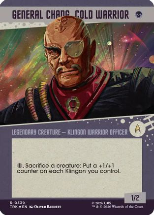 General Chang, Cold Warrior (Showcase) (0539) (Surge Foil)  [Foil]  (TRK-539) - [Star Trek]