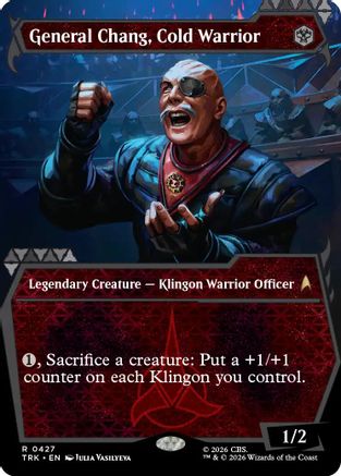 General Chang, Cold Warrior (Showcase) (0427)  [Foil]  (TRK-427) - [Star Trek]