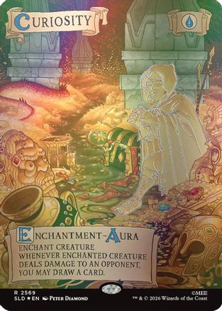 Curiosity (2569) (Out Of Sight Foil)  [Foil]  (SLD-2569) - [Secret Lair Drop Series]