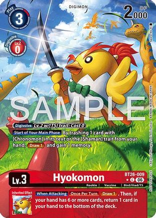 Hyokomon (Alternate Art) (BT26-009) - [Timeless Bonds] Foil