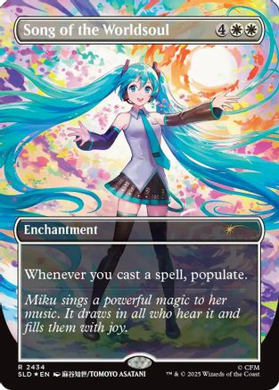 Song of the Worldsoul  [Foil]  (SLD-2434) - [Secret Lair Drop Series]