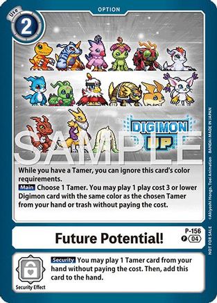 Future Potential! (DIGIMON UP July 2026 Giveaway) (P-156) - [Digimon Promotion Cards] Foil