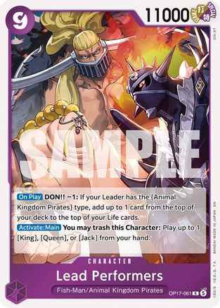 Lead Performers (OP17-061) - [The World's Strongest Warriors] Foil