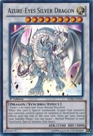 Azure-Eyes Silver Dragon [SDBE-EN040] Ultra Rare - Trinity Hobby
