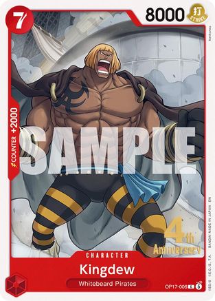 Kingdew (OP17-006) - [The World's Strongest Warriors Release Event Cards]
