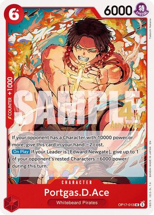 Portgas.D.Ace (OP17-013) - [The World's Strongest Warriors Release Event Cards]